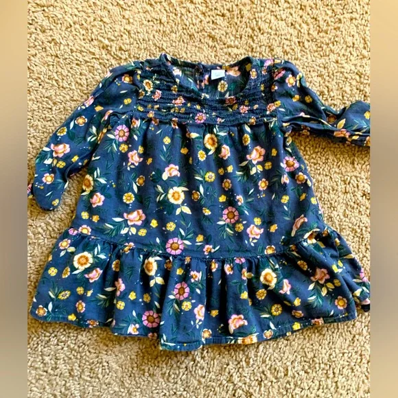 Old Navy | Dresses | Old Navy Floral Ruffle Fall Dress | Poshmark